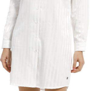 Dames nachthemd satijn Pastunette De Luxe 15212-310-6 snow white-42