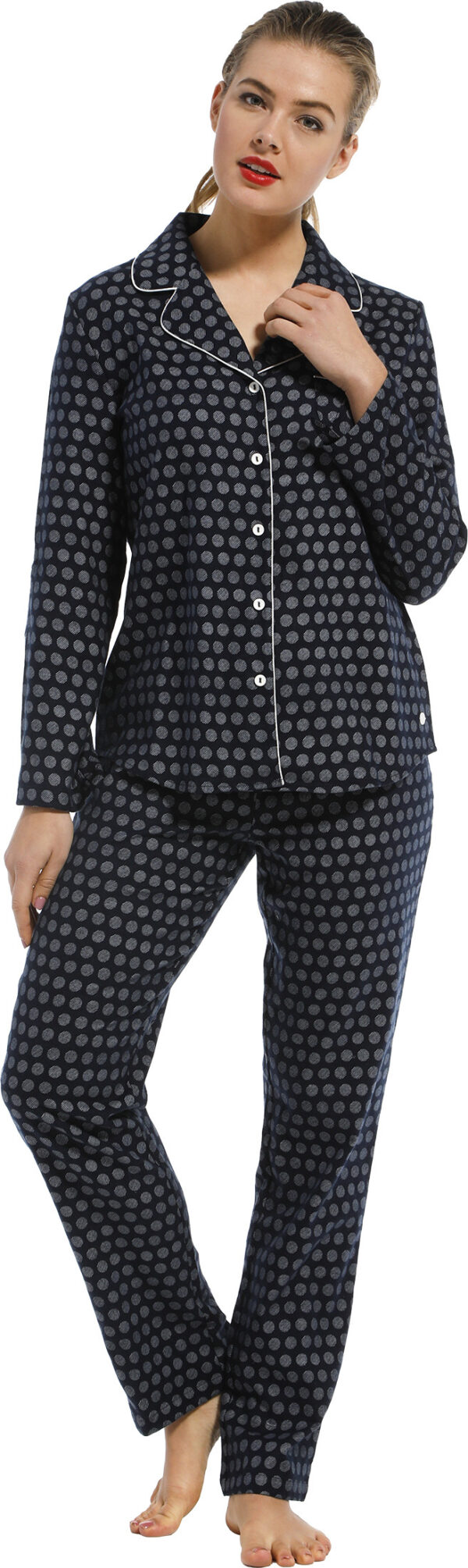 Dames pyjama flanel Pastunette 20212-152-6-44