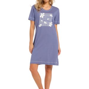 Pastunette dames nachthemd 10241-122-2 - Blauw - 48