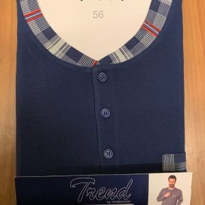 Heren pyjama Trend 10414 - Blauw - 50