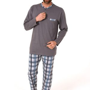 Heren pyjama Trend 10414 - Grijs - 48