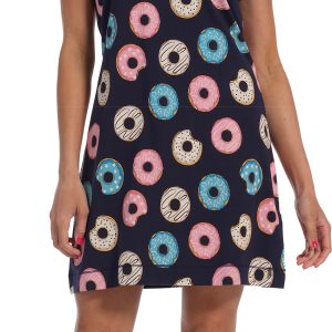 Rebelle dames nachthemd 11231-482-3 - Blauw - 42