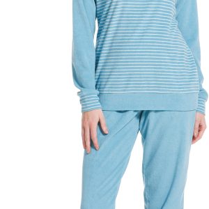 Pastunette badstof dames pyjama 20222-144-2 - Blauw - 44