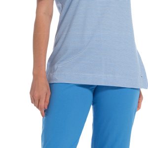 Pastunette dames pyjama capri 20231-130-2 - Blauw - 50