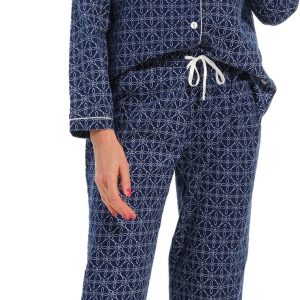 Pastunette dames pyjama flanel 20232-120-6 - Blauw - 44