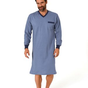 Norman heren nachthemd New Men 67393 - Blauw - 50