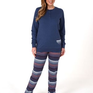 Normann dames pyjama 20190236 - Blauw - M 40/42