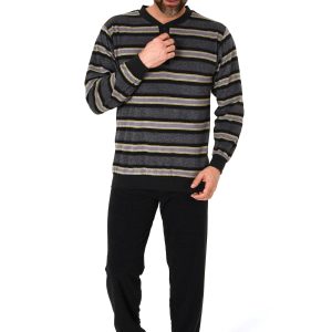 Normann badstof heren pyjama 22310193768 - Geel - XXL/56