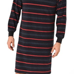 Normann heren nachthemd badstof 22311093793 - Rood - 48-50