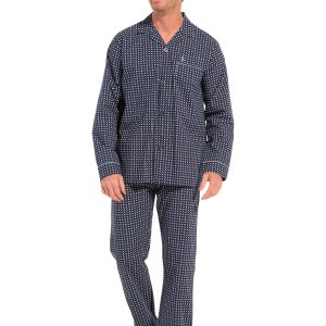 Robson heren doorknoop pyjama 27241-714-6 - Groen - XXL/56