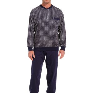 Robson heren pyjama 27241-718-4 - Blauw - L/52