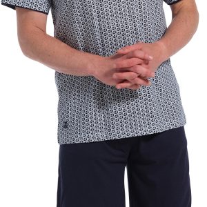 Pastunette heren shortama 33231-616-2 - Blauw - XXL/56