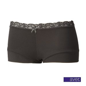 Avet dames short 38832 - Zwart - L - 2 stuks