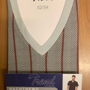 Normann heren nachthemd Trend 68591 - Grijs - 48-50