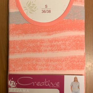 Normann dames pyjama capri Creative 68609 - Rose - S 36/38