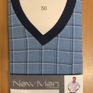 Normann heren pyjama New Men 68627 - Blauw - XXL/56