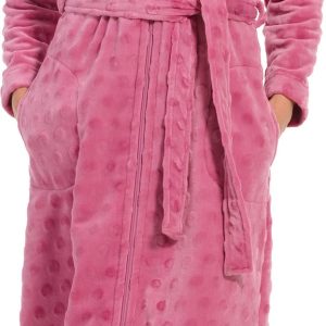 Pastunette dames badjas 70232-124-8 - Rose - S 36/38