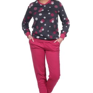 Normann dames pyjama Creative 71291 - Rood - M 40/42