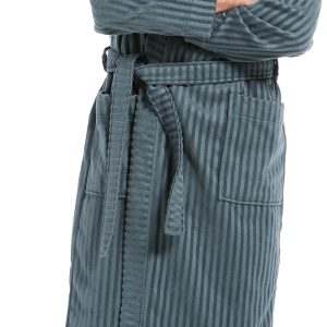 Heren badjas bamboe Pastunette 7399-651-1 groen - Groen - S/48