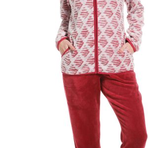 Pastunette dames huispak 80222-106-8 rood - Rood - 44