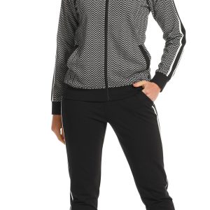 Pastunette dames huispak 85222-338-8 - Zwart - 50